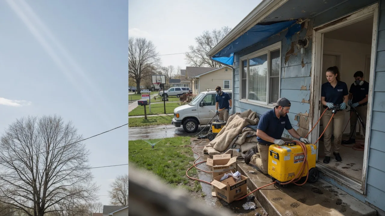 Basement Flood Cleanup in Caledonia, ND near me